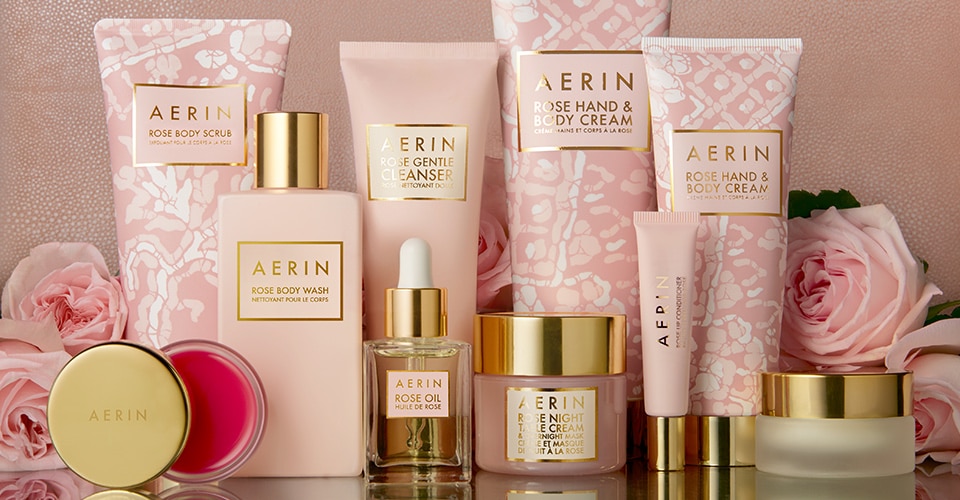 World of Aerin Rose Bath Body Collection Est e Lauder Singapore